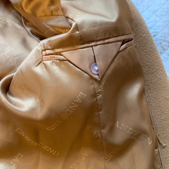 Camel Land’s End Pea Coat | Size 14P - Picture 9 of 13